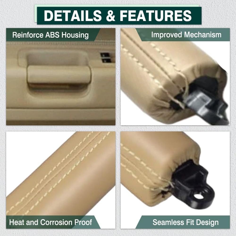 Suitable for Volkswagen Touareg Door Handle, Touareg Door Opening Handle, Leather Armrest, Touareg Door Handle 7L6867161