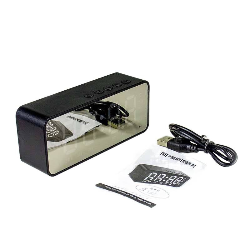 Explosiones transfronterizas G50 mini espejo altavoz Bluetooth despertador altavoz regalo portátil al aire libre tarjeta de enchufe doméstica mayorista