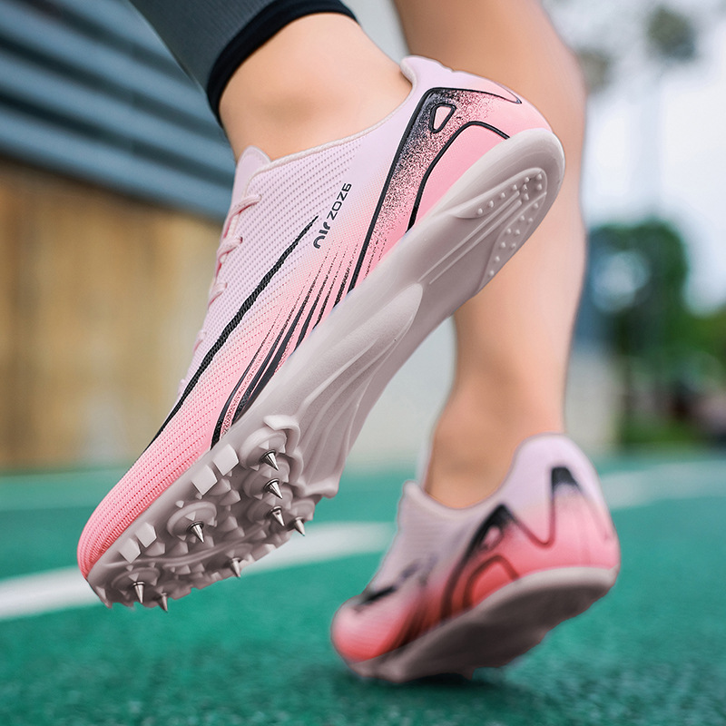 Zapatos de clavos de pista y campo para estudiantes, zapatos de carrera deportiva para hombres y mujeres, zapatos de entrenamiento para hombres, carreras de salto de distancia image 7