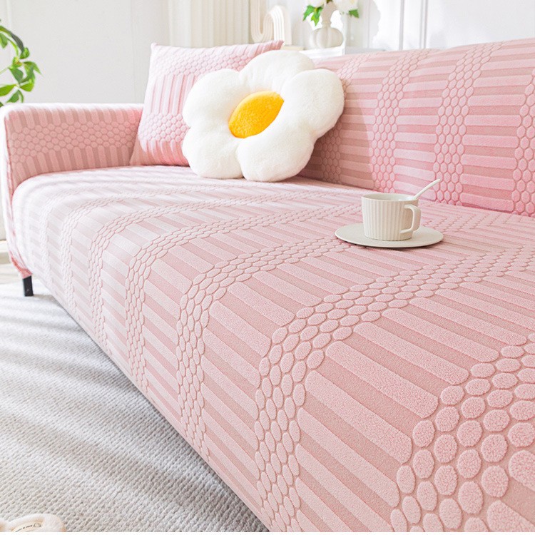 Funda de sofá de estilo crema de alta calidad Funda universal con todo incluido Funda de sofá perezoso universal de cuatro estaciones Cubierta de tela anti-rasguño