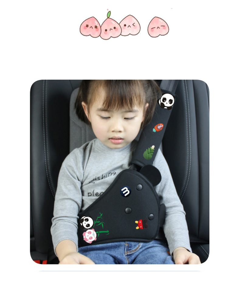 Car Seatbelt Shoulder Pad Cartoon Safety Cover Car Interior