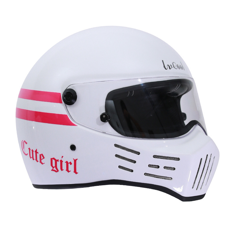 Comercio exterior retro casco completo casco de la motocicleta fábrica de crucero casco de la motocicleta Four Seasons universal entrega transfronteriza