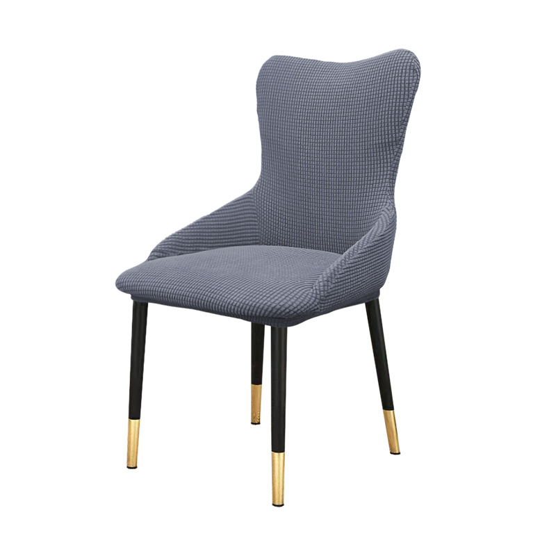 Cubierta de silla elástica Reposabrazos de forma especial cubierta de silla simple engrosada polar apoyabrazos respaldo integrado cuatro estaciones