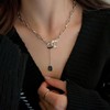 Brand necklace from pearl, design chain for key bag , internet celebrity, trend of season, wholesale