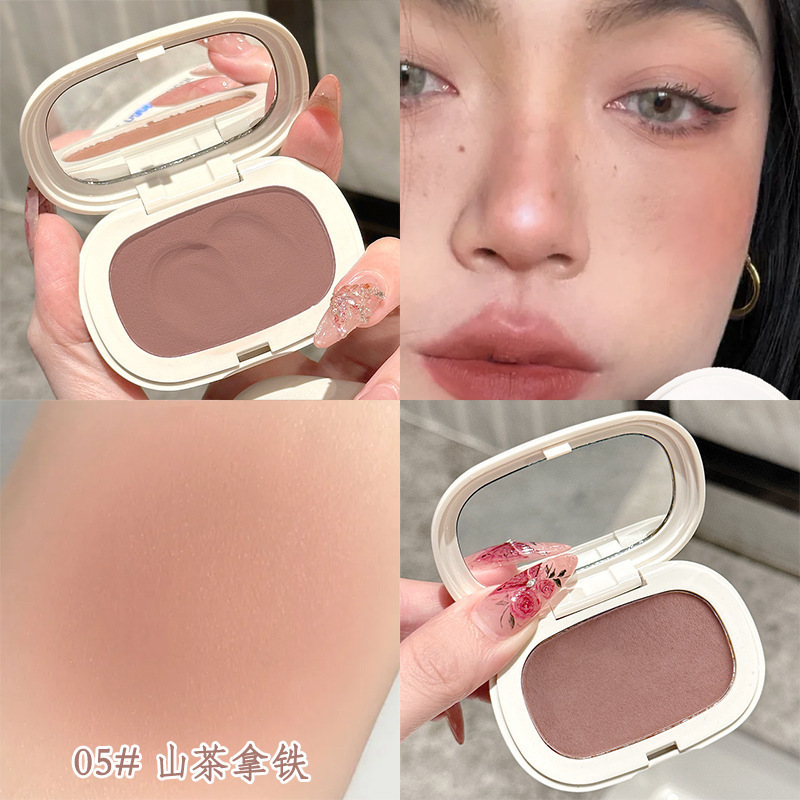 幻影小熊单色土豆泥腮红麻薯膨胀色无粉感低饱和持久自然哑腮红膏|undefined