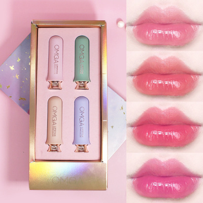 OMAG元气少女星彩变色口红四支装套装8010|ms