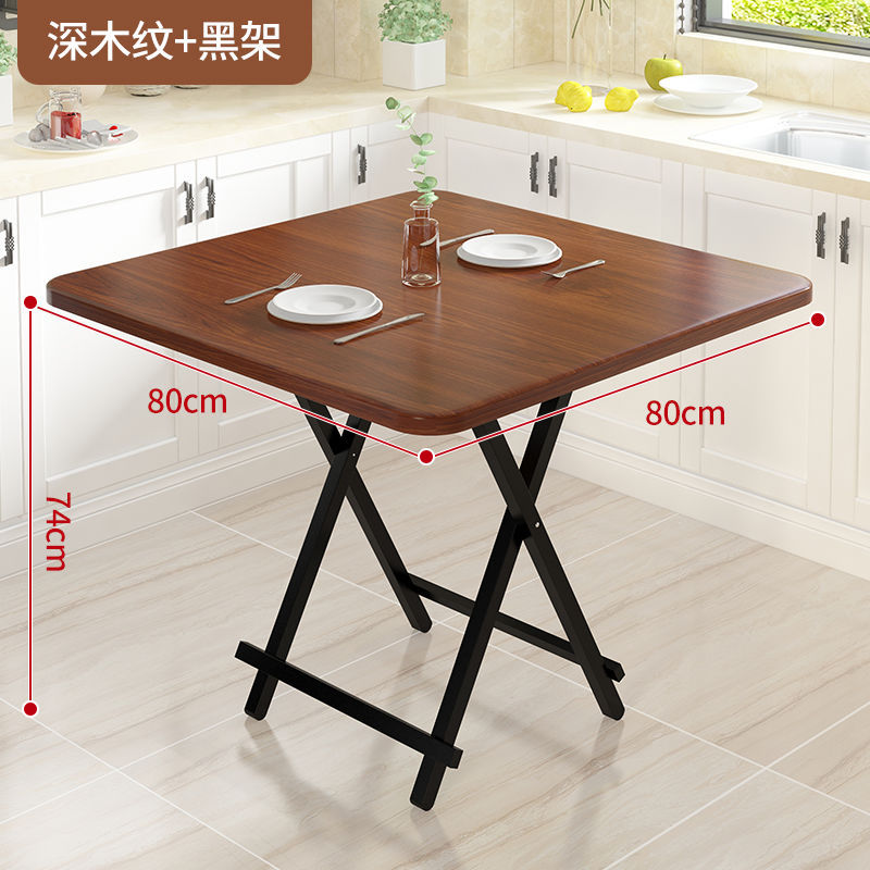 Mesa de comedor retráctil de casa de alquiler pequeña simple y portátil mesa de negociación doméstica multifuncional económica mesa plegable image 9
