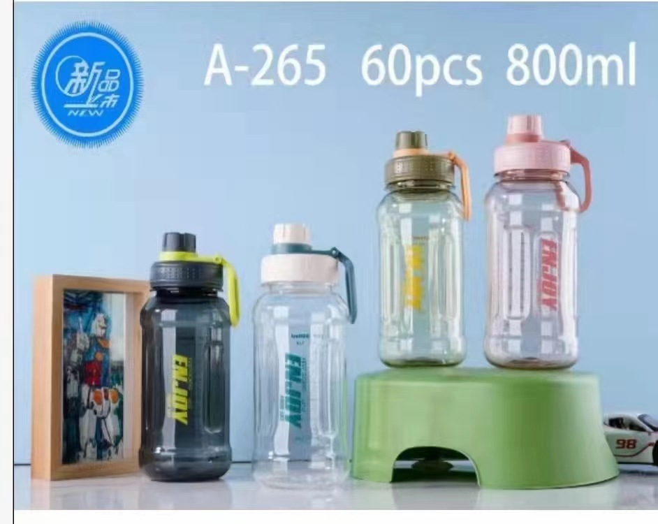 Sansheng PC taza de plástico al aire libre deportes cubo espacio taza grande 1000ml fitness hervidor estudiante agua