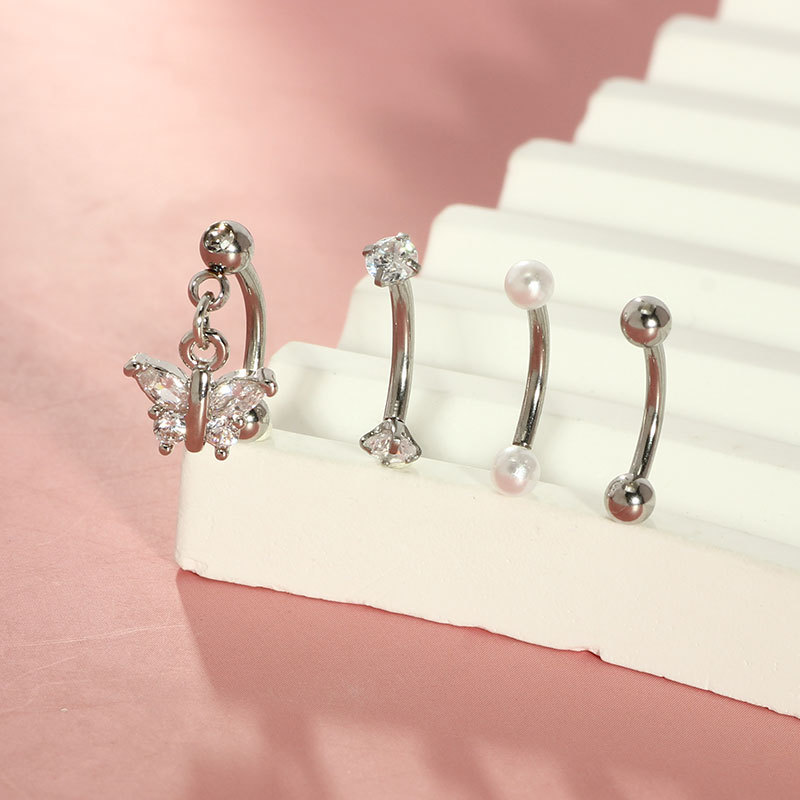 16G labret stud size and finish detail