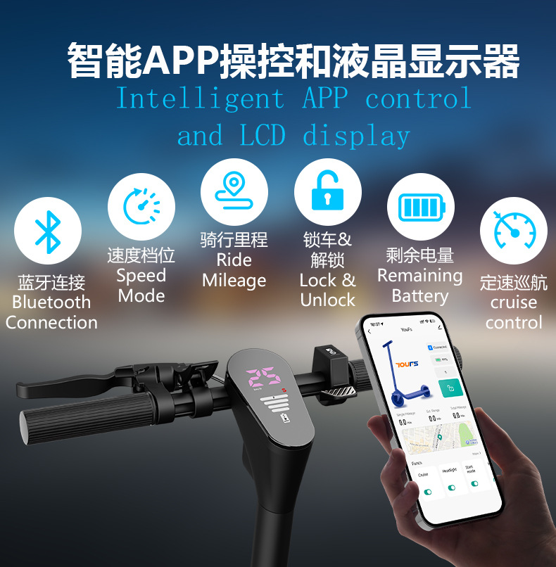 Overseas warehouse direct shipment from source factory: Small foldable electric scooter 10inch with honeycomb tires, 350W front drive, cross-border wholesale