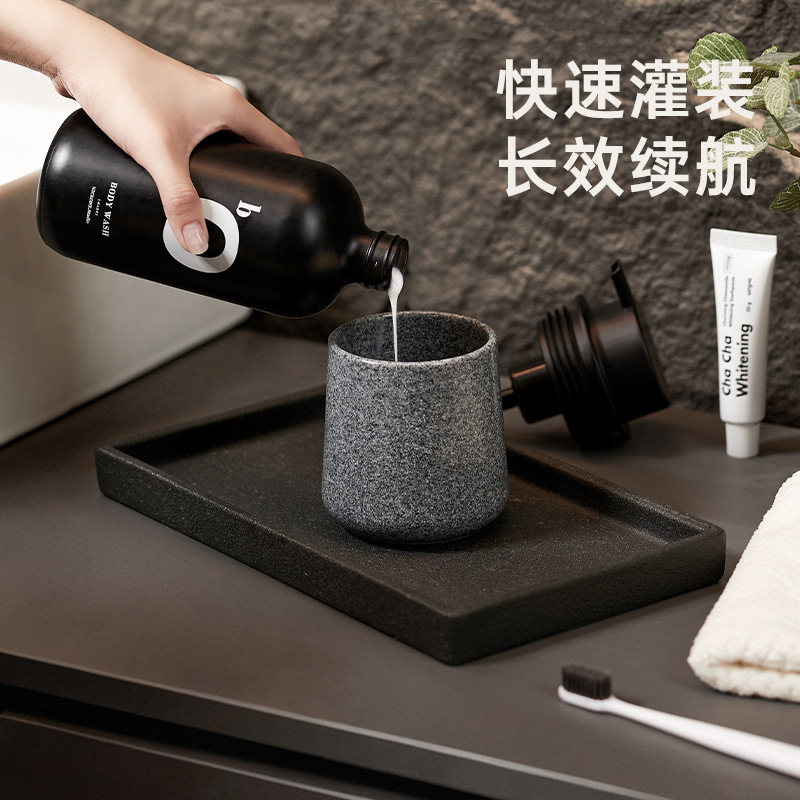 Botella de espuma bydoll Botella de desinfectante de manos Botella de presión de espuma retro de lujo ligero Botella de espuma vacía Botella de empaque del hotel