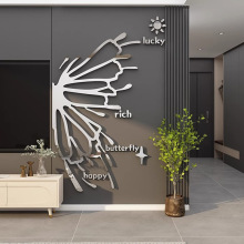 新款蝴蝶墙贴装饰电视机背景大白墙面装饰品物挂件自粘沙发蝴蝶