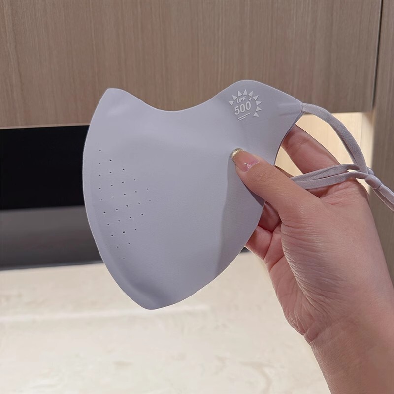 メーカー卸売り7a級狐型氷糸日焼け止め無痕マスク氷感通気保護目尻夏新型マスク|undefined
