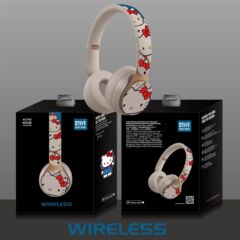 ヘッドホンPro ワイヤレスBluetoothスポーツイヤホン ノイズキャンセリング KT猫 ミッキーブラウンベア トレンディで可愛い