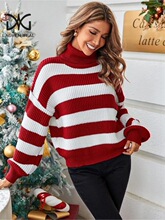 G 20073 Round Neck Striped Sweater ������֯�� ŷ���羳
