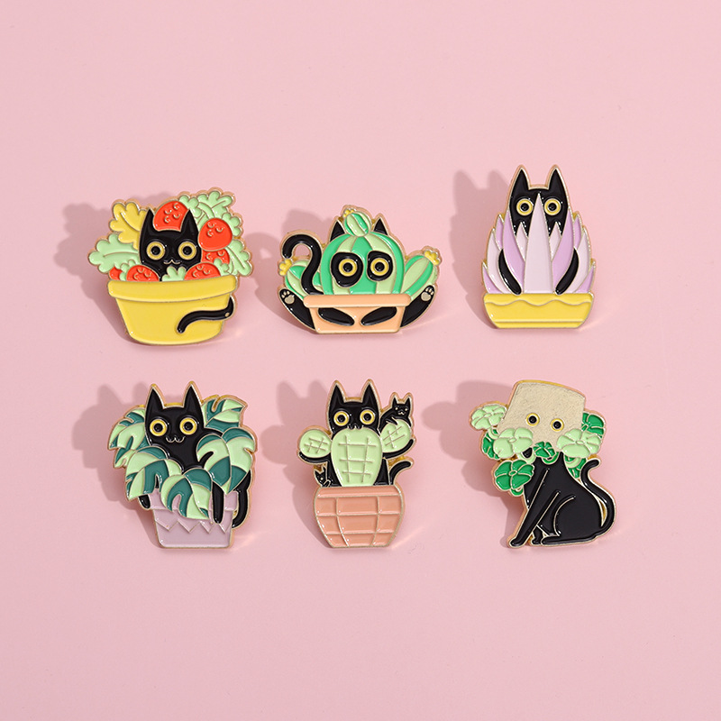 9g Weight Brooches Classification Holiday, Daily Occasion Alloy Material Animal Pattern Unisex Gender Stoving Varnish Design Cute Style Cute Pin Animal Alloy Stoving Varnish Unisex Brooches 6