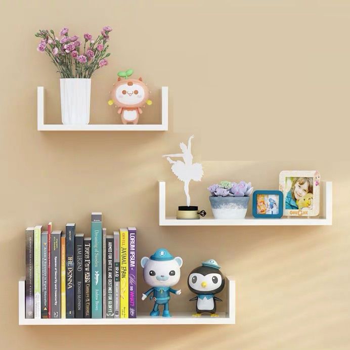 Living Room No-Drill Wall-Mounted Shelf, Wall Partition, Wall Bookshelf, Tv Wall Mount, Bedroom Decoration
