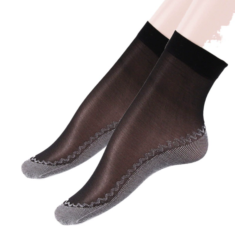 Хлопчатобумажные чулки женские бархатные стальные чулки летние тонкие носки дамы кожи дышащий средний чулки оптом