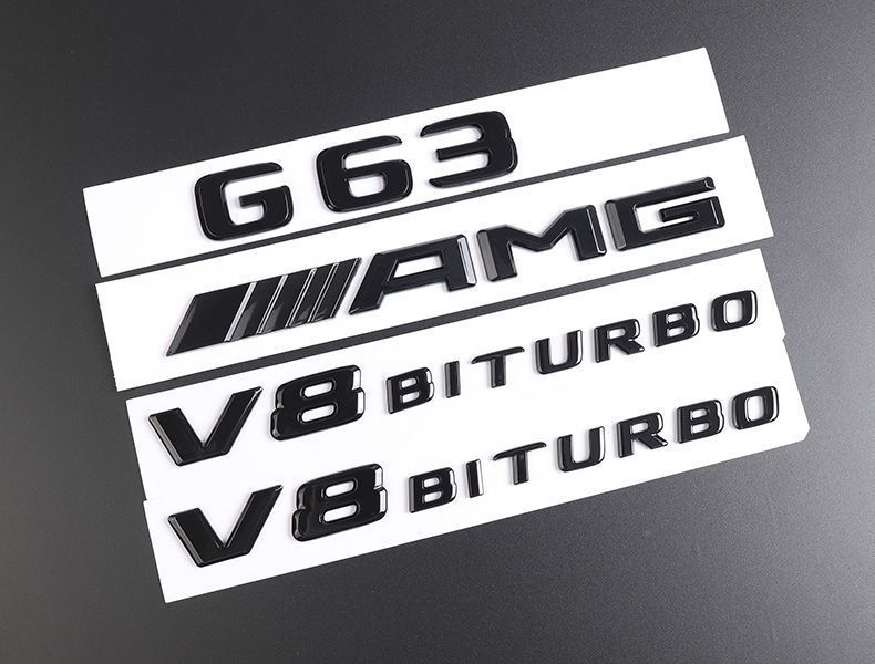 Mercedes-Benz G-Class G500 G350 G550 AMG G63 rear emblem, black warrior emblem, decorative sticker