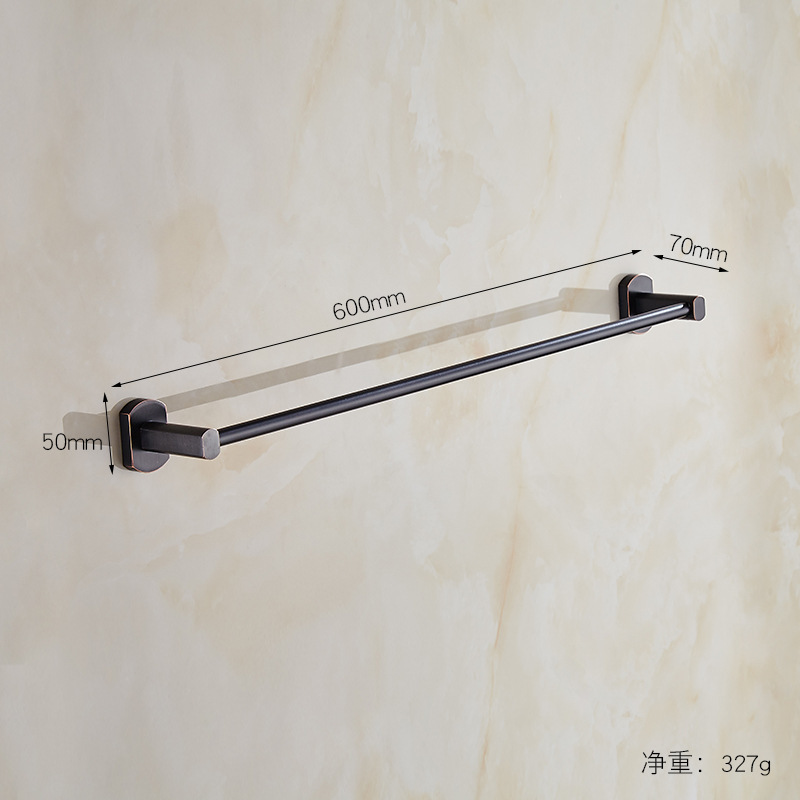 Todo el cobre colgante de baño toalla rack set toalla rack toalla rack toalla barra de toalla de baño hardware percha