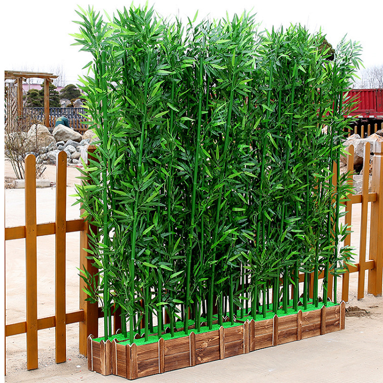 Artificial bamboo wholesale, fake bamboo decoration for living room partitions, green plants, plastic artificial bamboo for interior landscaping Artificial bamboo wholesale, fake bamboo decoration for living room partitions, green plants, plastic artificial bamboo for interior landscaping