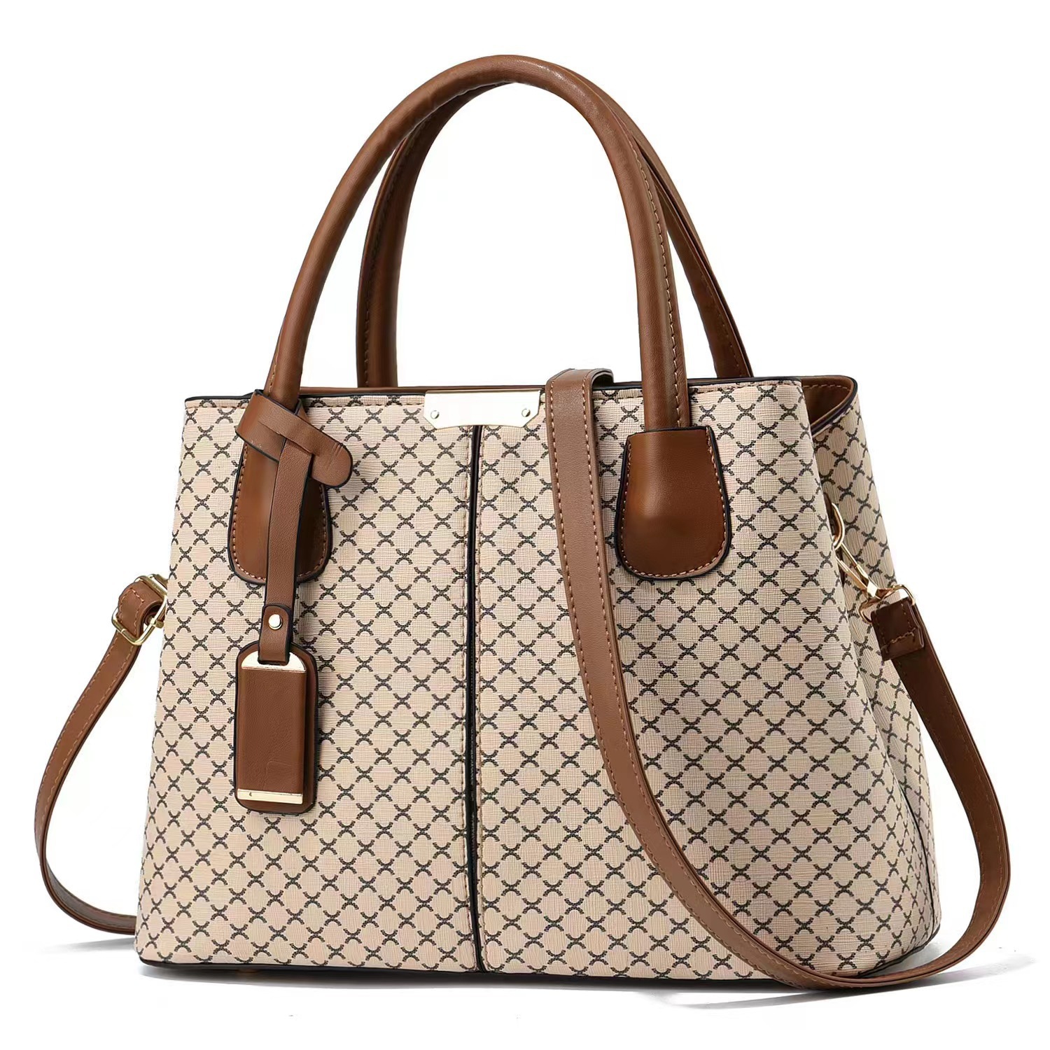 Bolsa transfronteriza bolso de mano con impresión retro textura bolso de viaje bolso de mujer bolso de hombro de gran capacidad bolso de mensajero bags