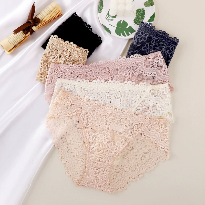 Сатиновая кружевная underwear для бедер, дышащая комфортная посадка, множество цветов, от S до XL