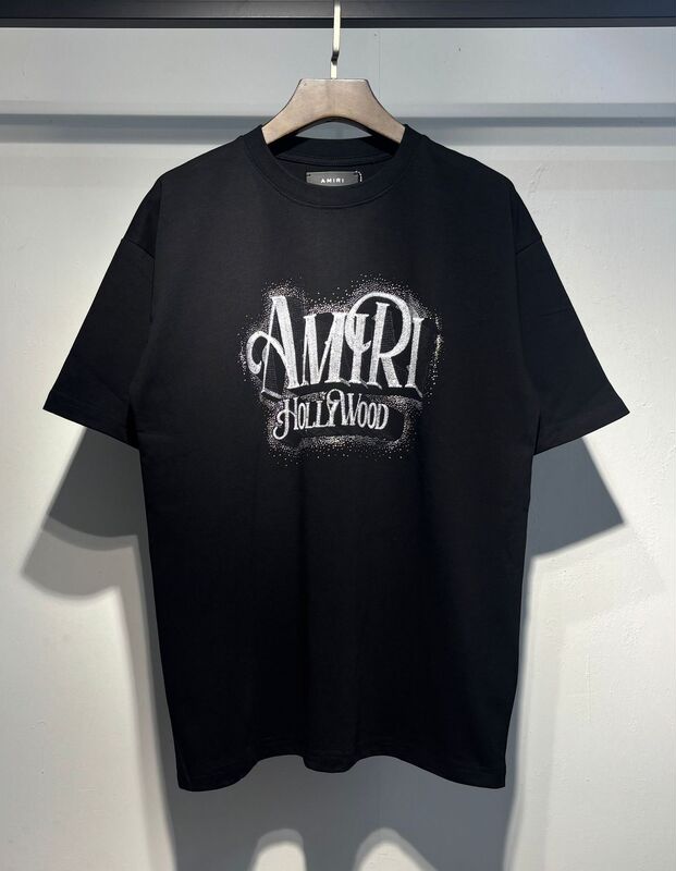 貿易クロスAm新文字クラシックプリント半袖男女同型カップルTシャツiri夏高iri製品タイプ|undefined