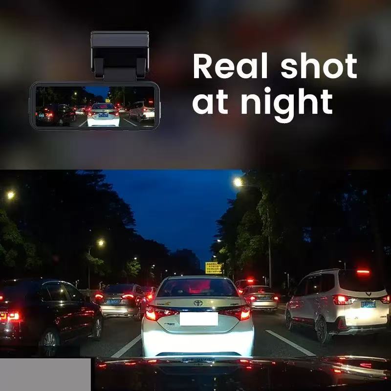 X30 Dash Cam 4K HD Night Vision Front and Rear Dual Recording Mobile Phone Connection Dual Lens Car DVR Gravity Sensing