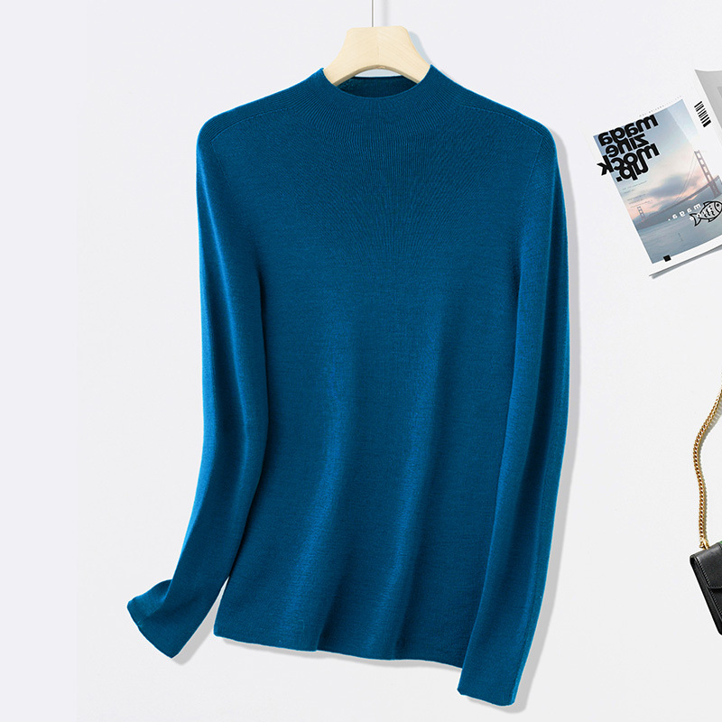 Deep sea blue (half turtleneck)