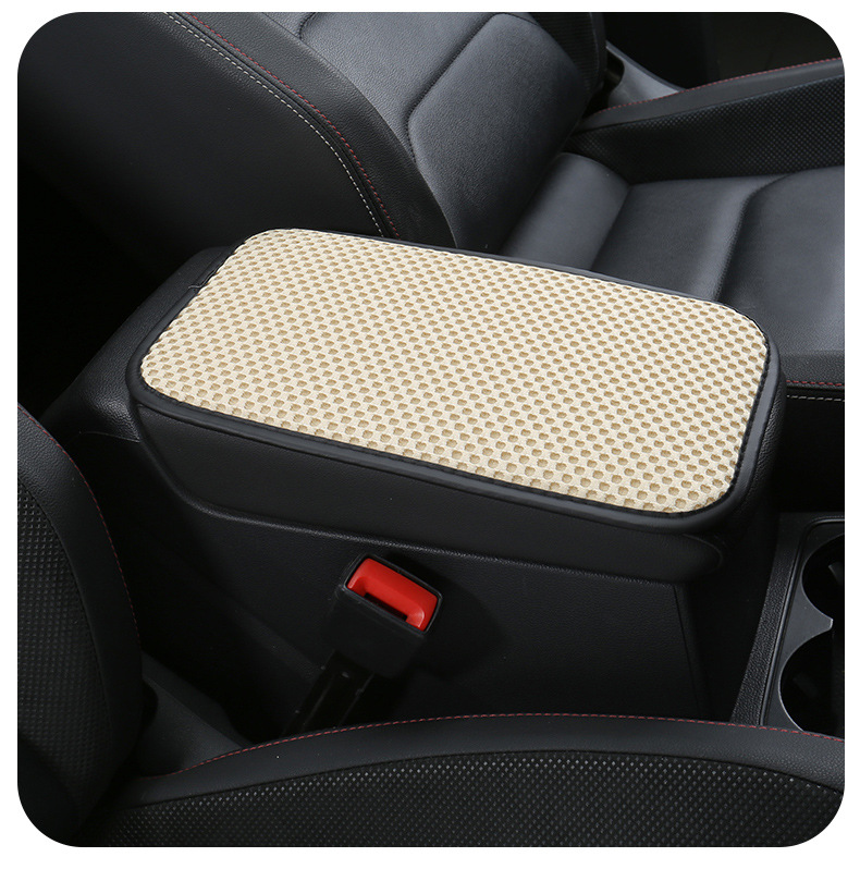 Car Universal Armrest Box Pad Massage Net Dustproof and Wear-Resistant Armrest Box Storage Bag Cross-Border E-Commerce Best-Selling Model Xiyin