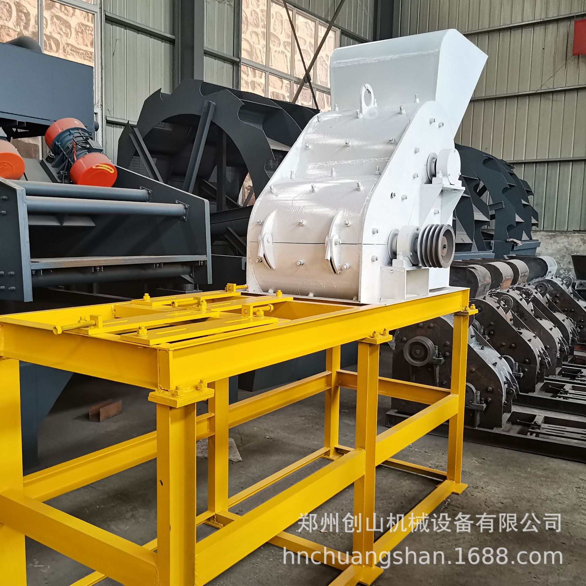 批发双粉机破碎机煤泥粉碎机  无筛底锤破机双级粉泥机湿式破泥机