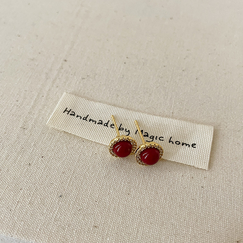 Earrings from pearl, silver 925 sample