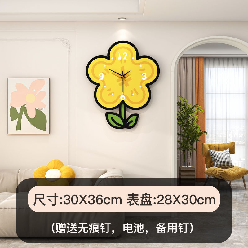 ドーパミンクリエイティブクロック壁掛けモダン家庭用掛け時計リビングルーム高級感ネットレッドアート装飾ミュート時計|undefined