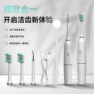 Electric Toothbrush Sonic Dental Cleaner Removes Dental Calculus and Tartar Ultrasonic Dental Cleaner Family Set Cleaning