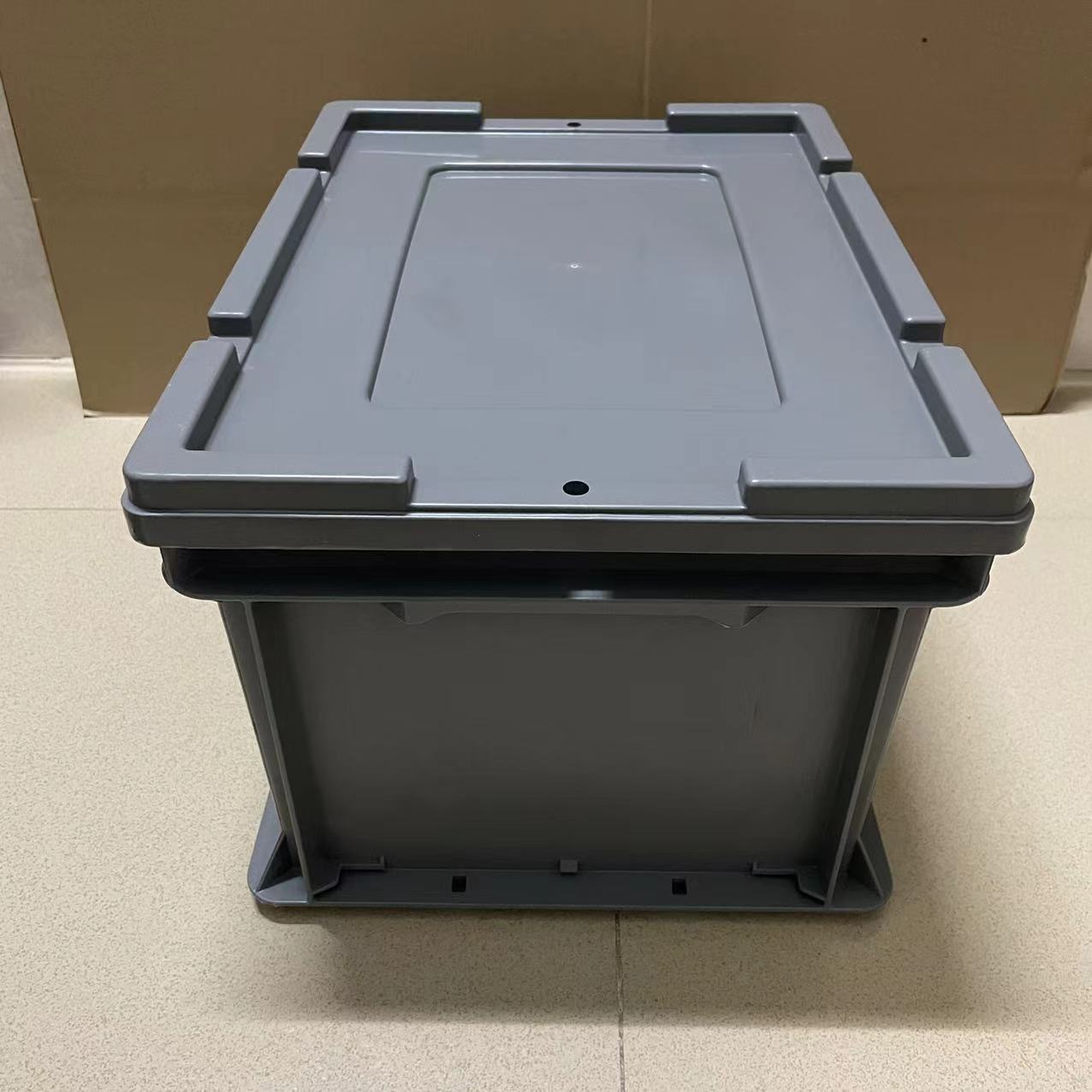 可做多款颜色塑胶周转箱 加厚收纳箱 带盖子 可丝印图案