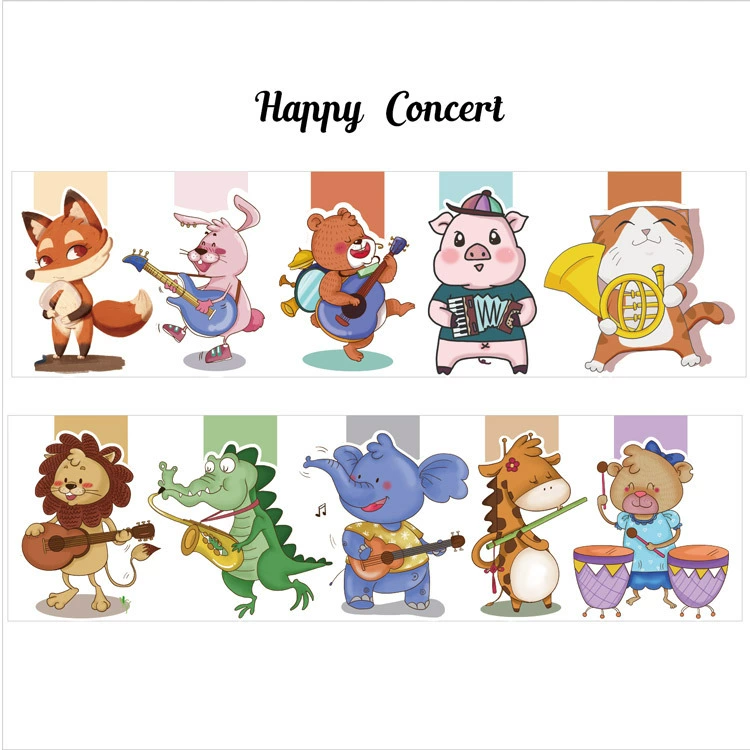 Amazon Магнитная закладка Оптовая продажа Милый мультяшный животное Концертный магнит Книжная отметка Магнитный зажим для страниц Подарок