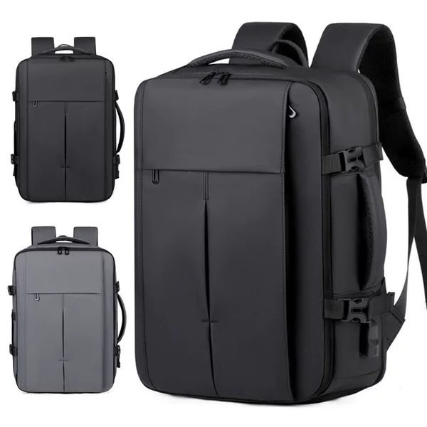 Foreign Trade Large-Capacity Business Backpack Expandable Breathable Commuter Travel Backpack Multi-Functional Business Casual Backpack