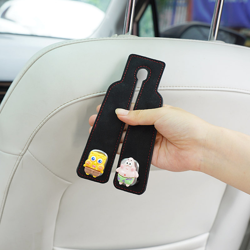 리틀 스펀지 + 리틀 파이 [블랙] 스웨이드 더블 후크