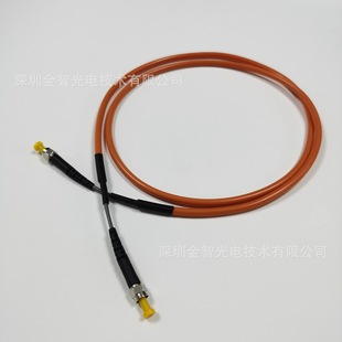 pmma6.0 outside by SMA905 orange industrial grade plastic optical fiber industrial fiber jumper sma connector jumper