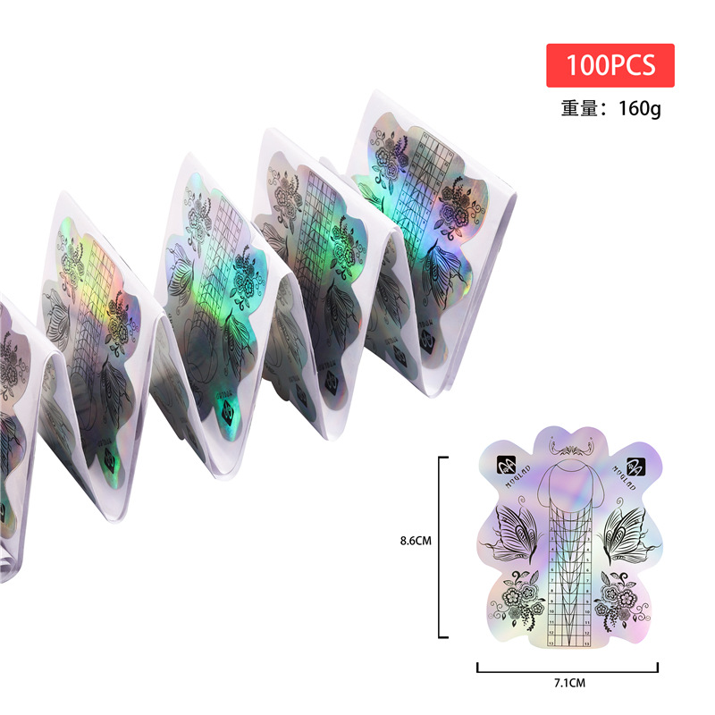 Soporte de papel de la mariposa del laser 100 pedazos por paquete