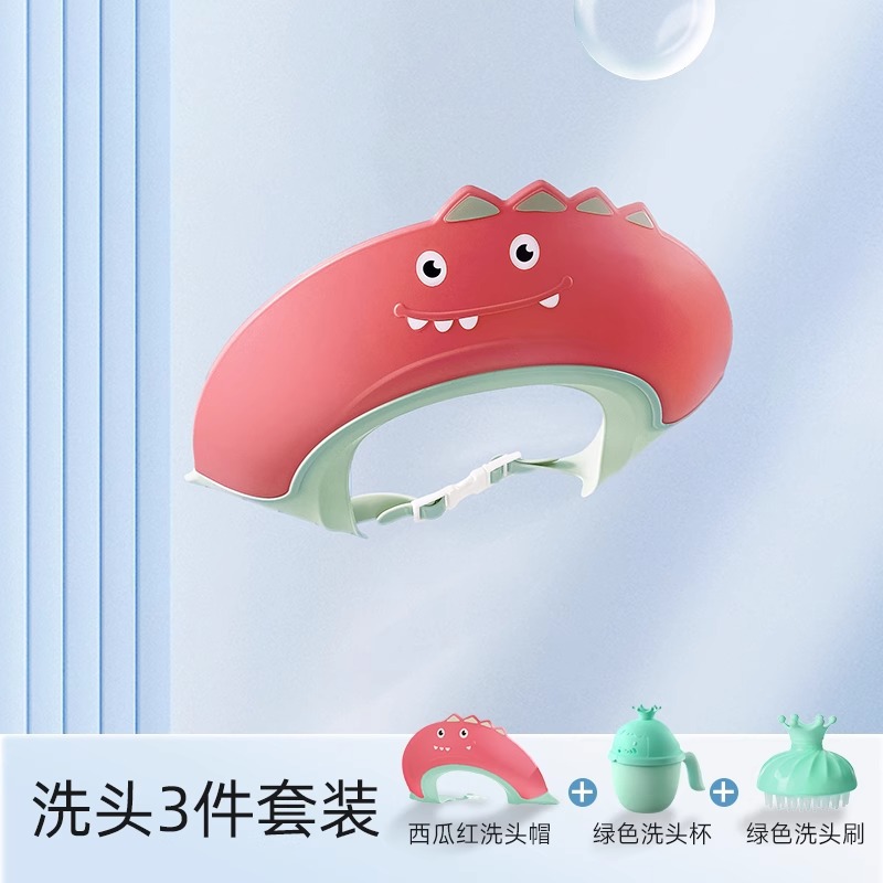 Beptides artefacto de lavado de cabello para bebés gorro de retención de agua para niños lavado de cabello para bebés protección impermeable para los oídos gorro de baño para niños