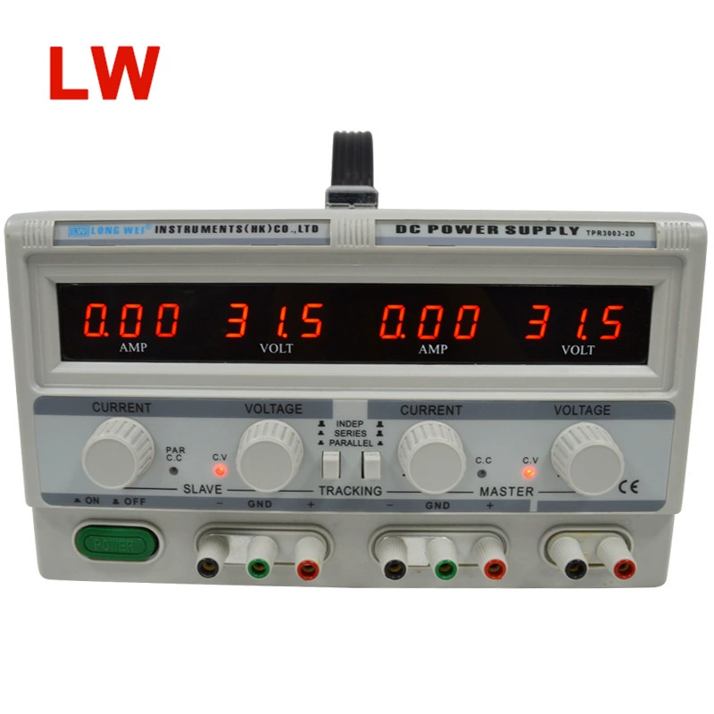 30V10A Longwei TPR30102D двухсторонний линейный регулируемый регуляторный источник питания постоянного тока