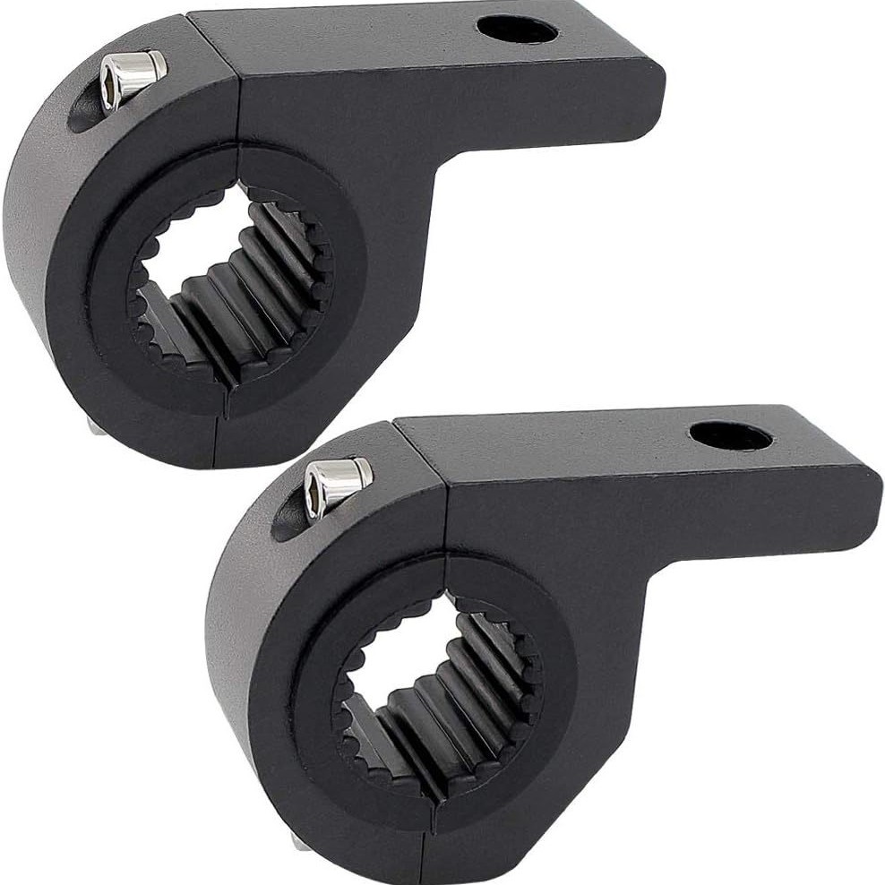 Soporte de foco LED de motocicleta, barra de protección de parachoques modificada, abrazadera de tubo ajustable, amortiguador, amortiguador, soporte de lámpara de expansión image 5