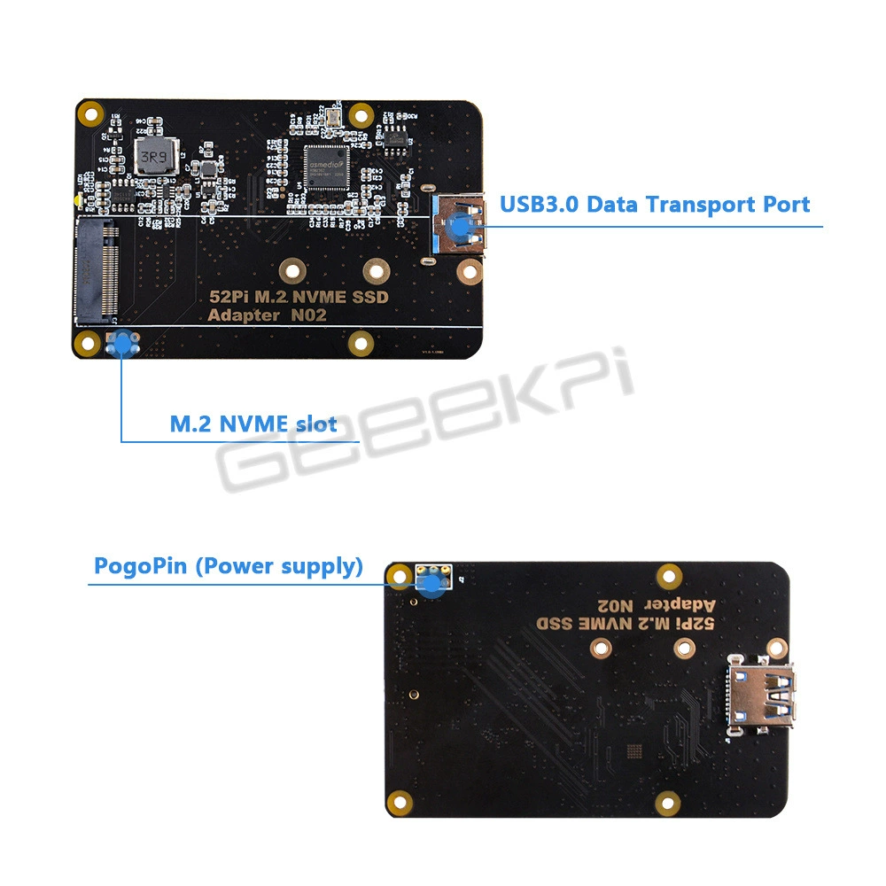 Подходит для Raspberry Pi4 платформа расширения M.2 NVMe SSD (без материнской платы и жесткого диска)