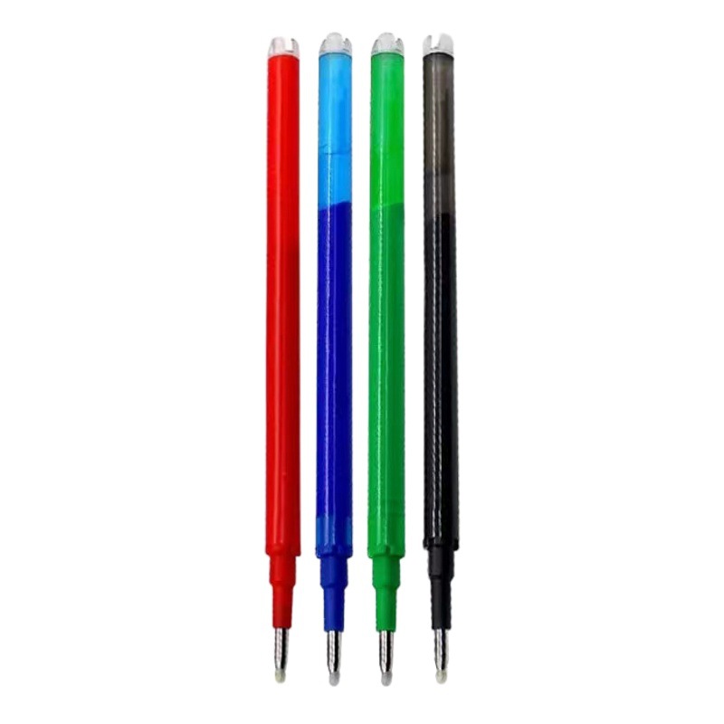 Cross-Border Hot Selling Thermal Erasable Push Pen Refill Gel Pen Refill 8-Color Refill Bullet Manufacturer Wholesale