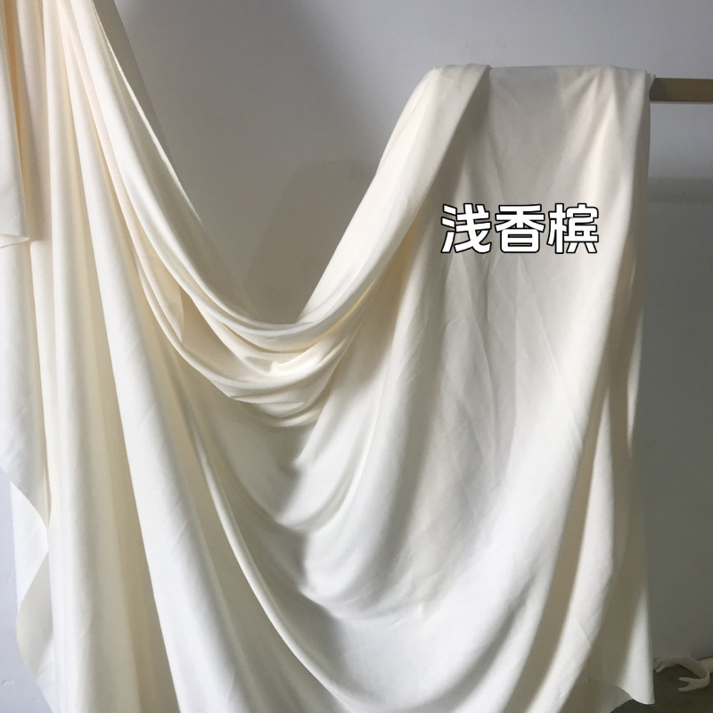 シャンパンミルクシルクウェディングストレッチ生地韓国クリームスタイル天井吊り布ウェディングガーゼ背景布装飾カーテン|undefined