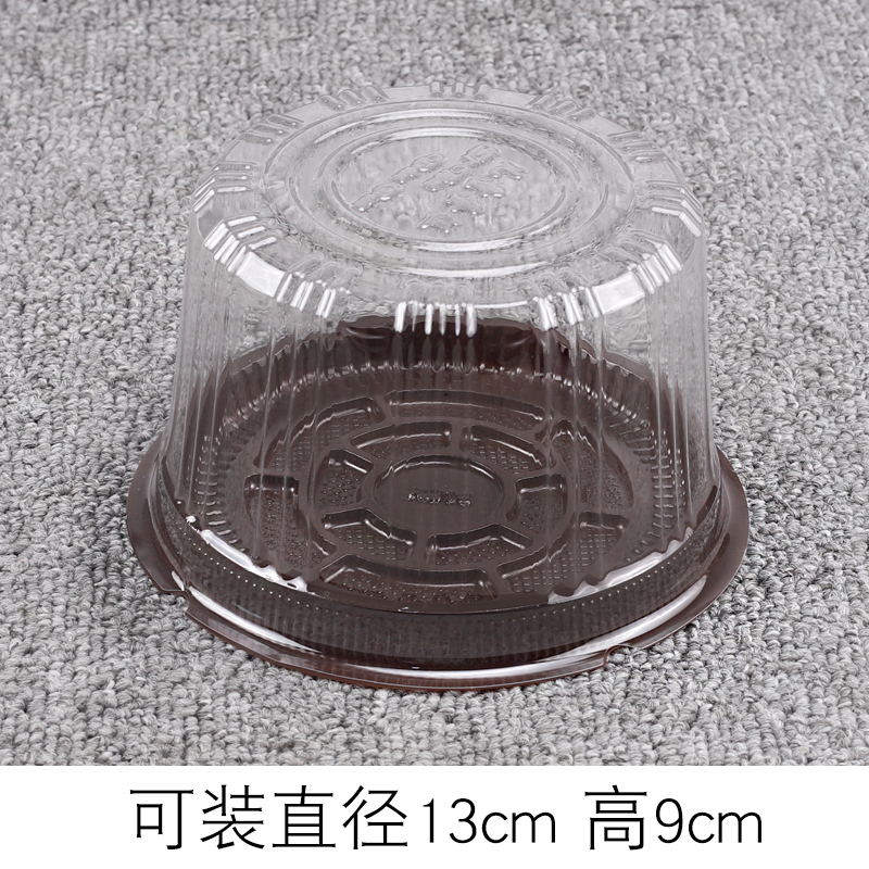 6 pulgadas 8 pulgadas redonda de plástico transparente de 4 pulgadas cumpleaños antiguo Qifeng 1000 queso pastel caja de mousse