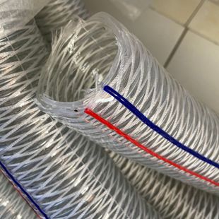 Factory supply PVC composite steel wire hose steel wire plus wire fiber reinforced transparent anti-static composite steel wire pipe