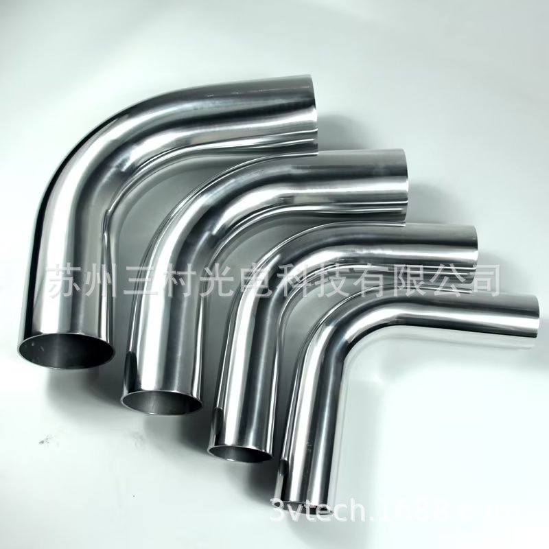 Auto Modification Turbocharger Intercooler Aluminum Tube 90-Degree Fitting Diameter 3" 76mm/Leg Length 100*100
